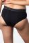 Vorschau: Baumwoll Taillen-Slip mit Auslaufschutz schwarz