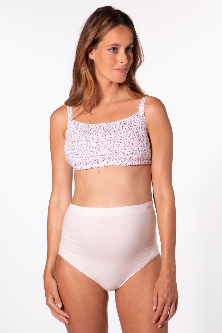 Flexibel anpassbarer Still BH mit Blümchen Print