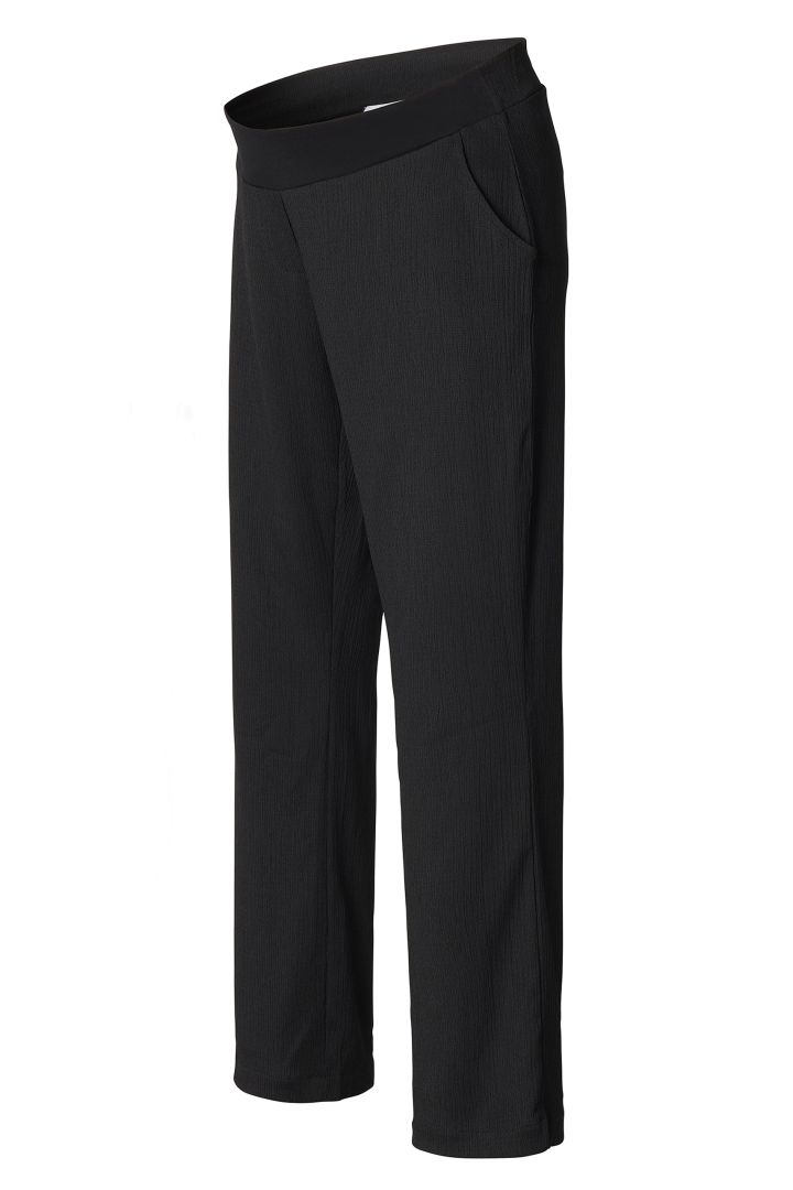 Pull On Maternity Trousers Wide Leg