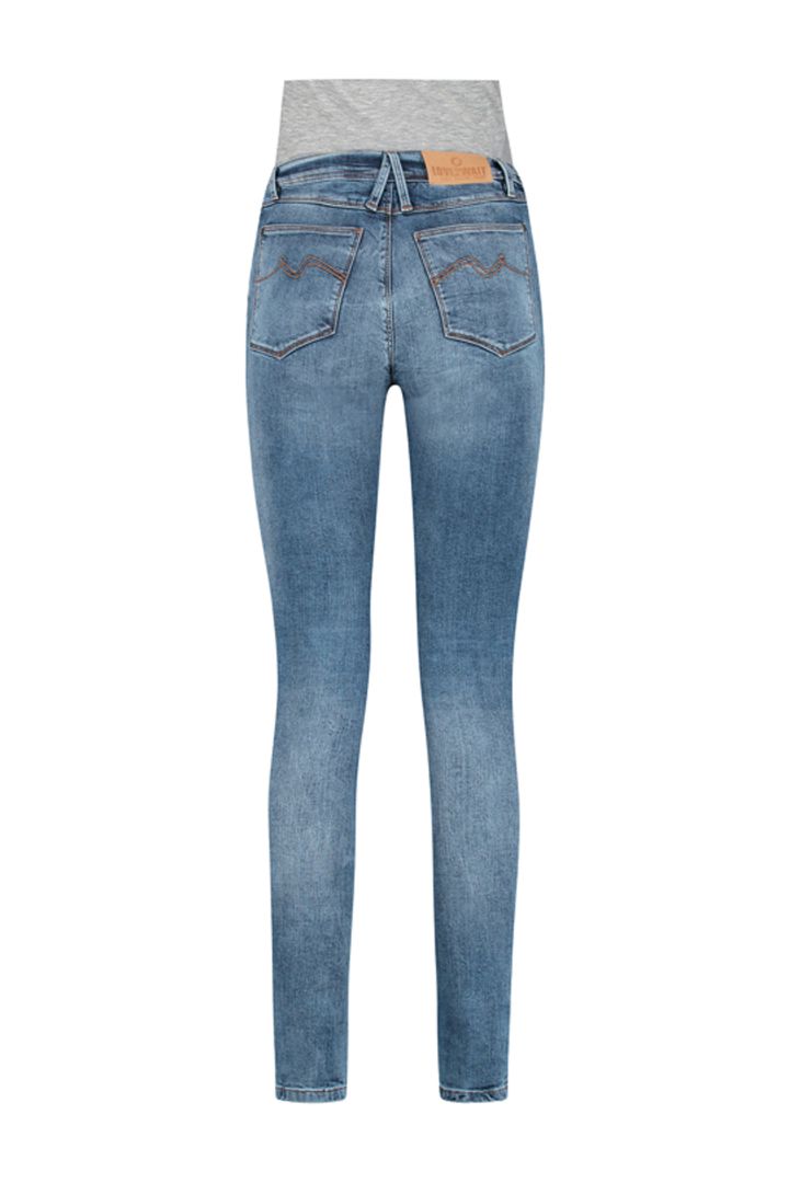 Organic Umstandsjeans Super Skinny Stone Wash