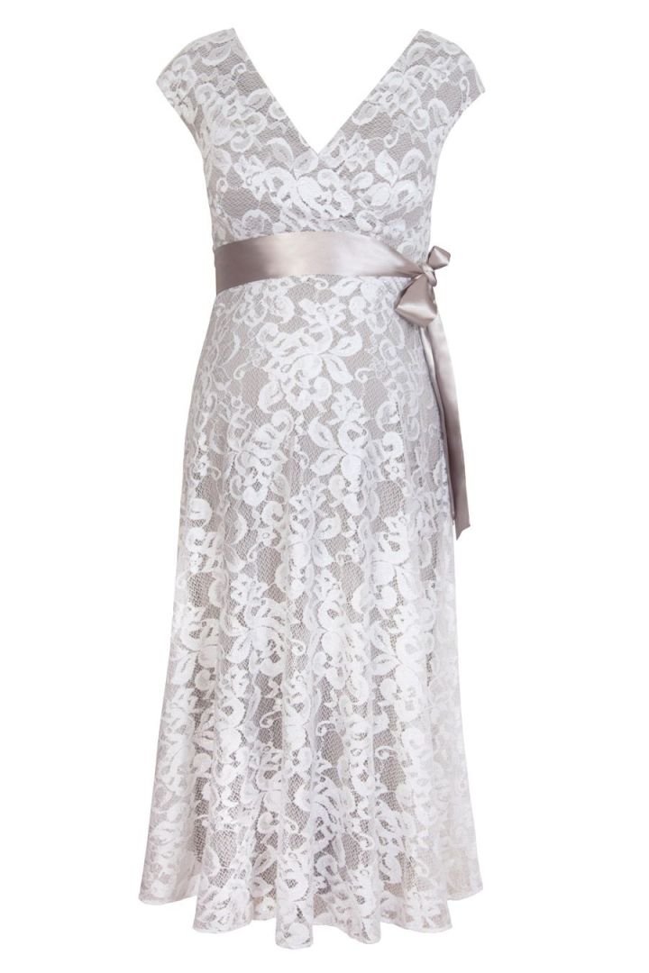 Umstandsbrautkleid in A-Linie