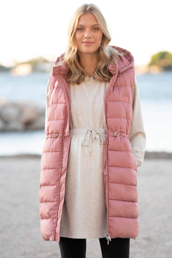 Eco Maternity and Babywearing Vest pink