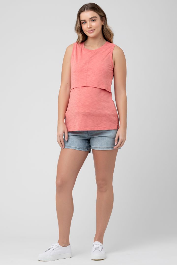 Umstands- und Still-Tanktop koralle