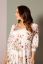 Preview: Maternity Dress with Cuffed Puff Sleeves Floral