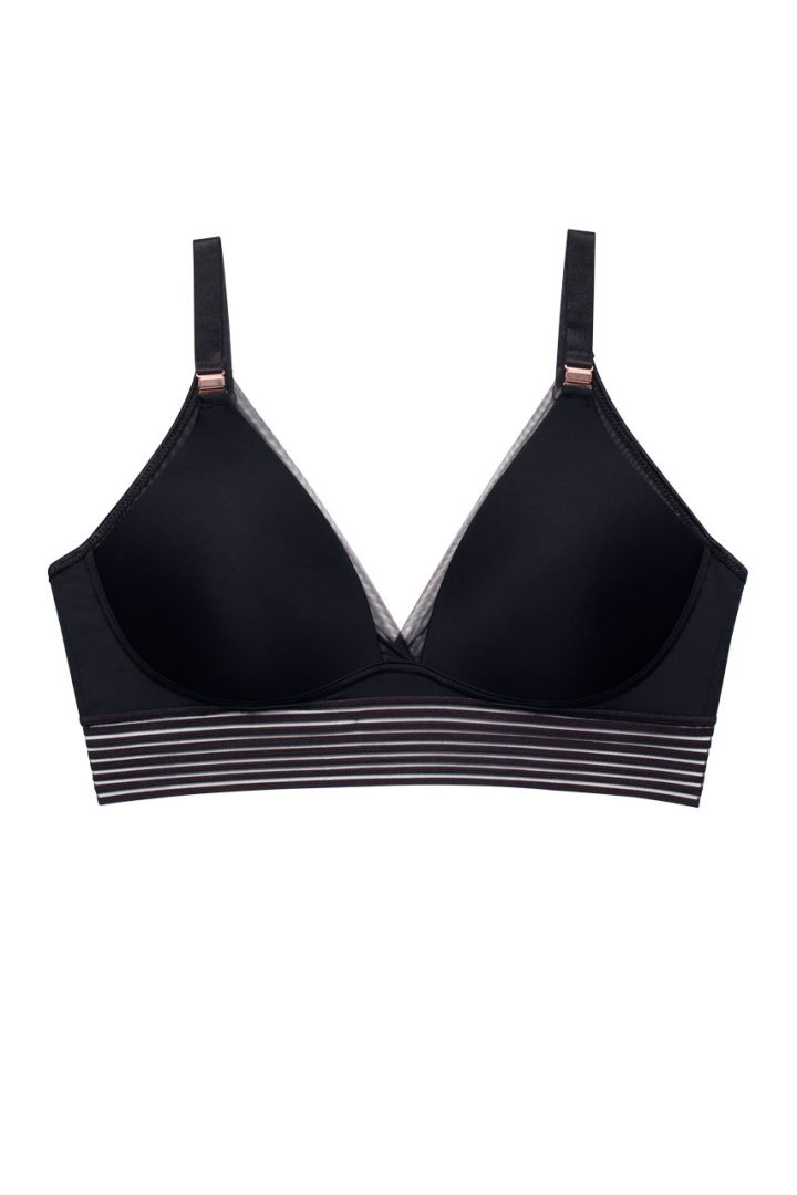 Triangle Maternity and Nursing Bra, black