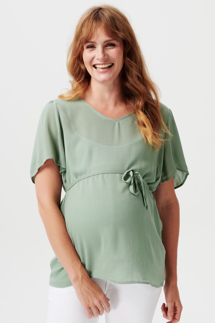 Umstandsbluse salbei