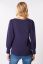 Vorschau: Boatneck Umstandsshirt navy