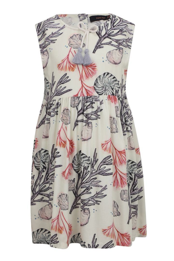 Mini Me Kleid mit Korallen Print