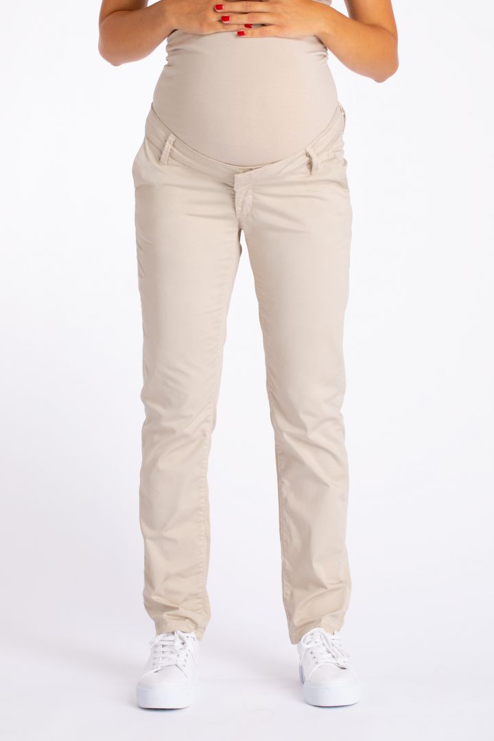 Chino Umstandshose aus Bio-Baumwolle sand