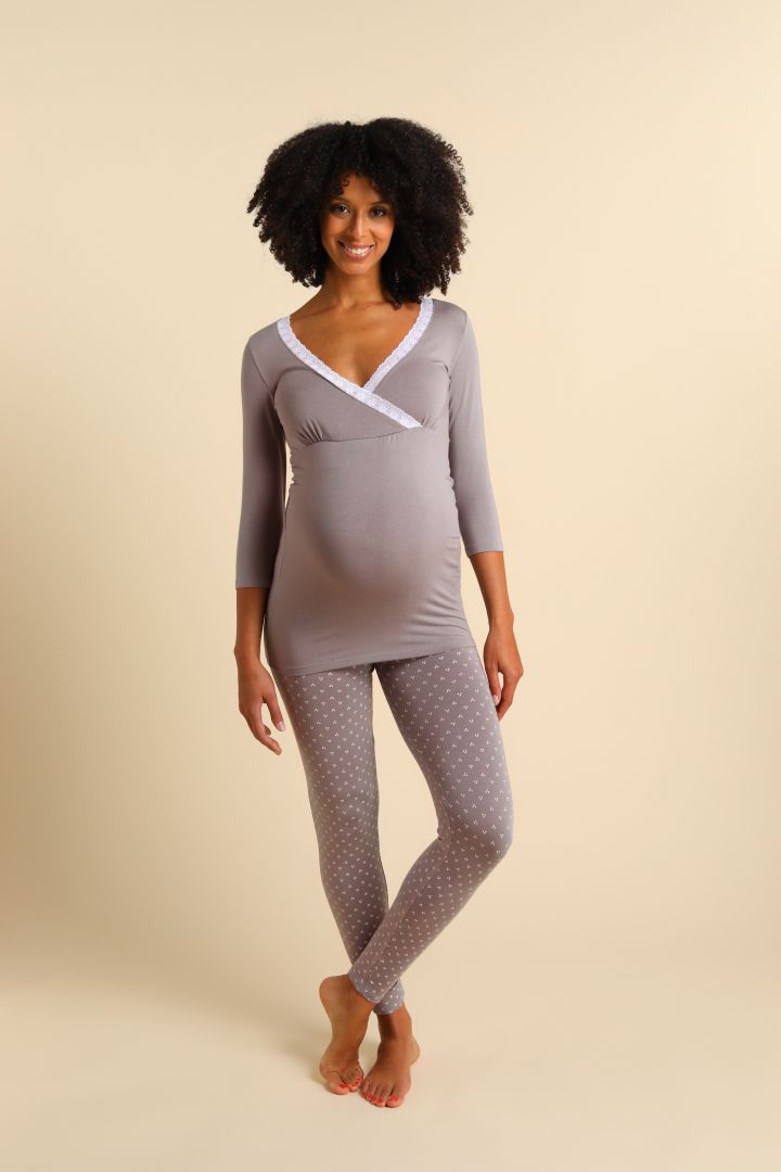 Modal Leggings mit Allover Print