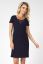 Preview: Maternity and nursing nightshirt made of organic cotton, navy