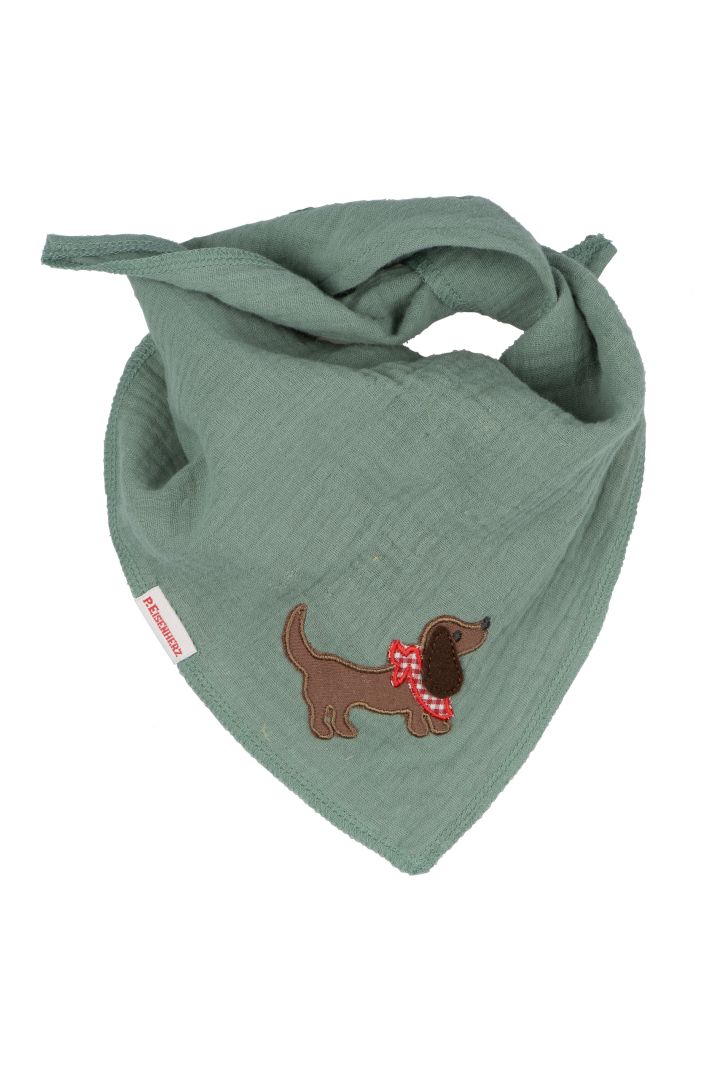 Muslin Scarf with Dachshund Application