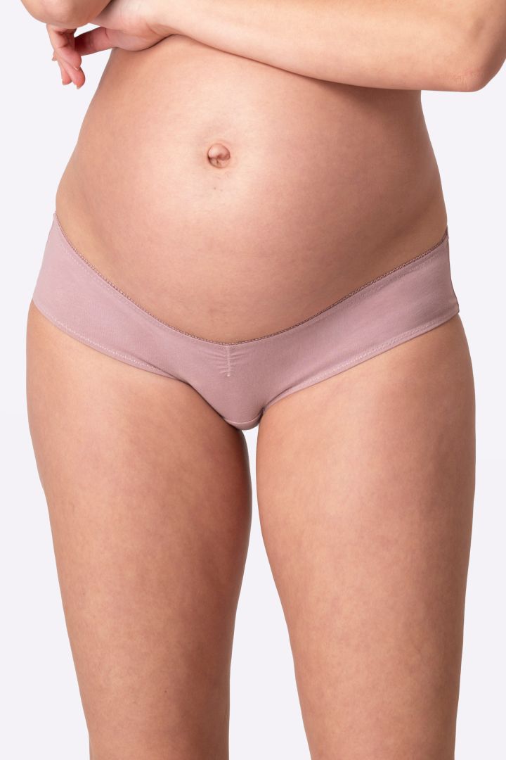 Umstandsslip aus Baumwolle mauve