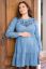 Preview: Tencel Maternity and Nursing Dress with Embroidery