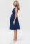 Preview: Maternity and Nursing Dress with Knot Detail Blue