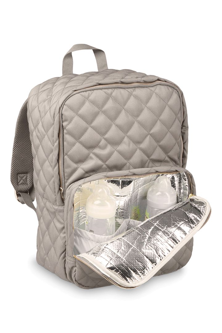 Eco Wickel-Rucksack taupe