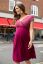 Preview: Maternity Dress with Cache Coeur Neckline berry