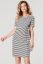 Preview: Striped Maternity Dress with Belt Detail