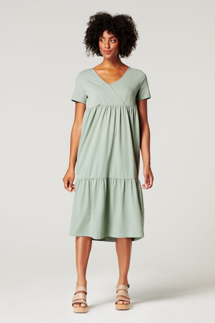 Ecovero Umstands- und Stillkleid mint