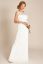 Preview: Maternity Wedding Dress with open Back Long