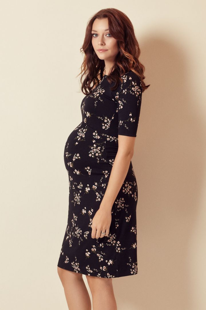 Shift maternity dress Night Blossom