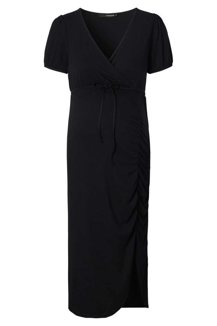 Ecovero Midi Maternity and Nursing Dress
