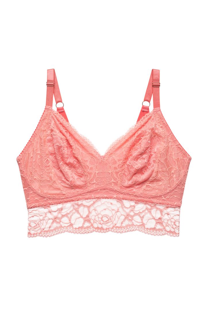 Schwangerschafts-Bralette koralle