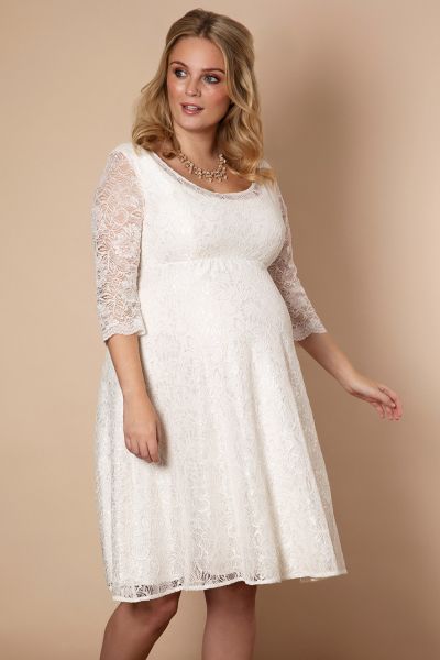 Plus Size Umstandsbrautkleid