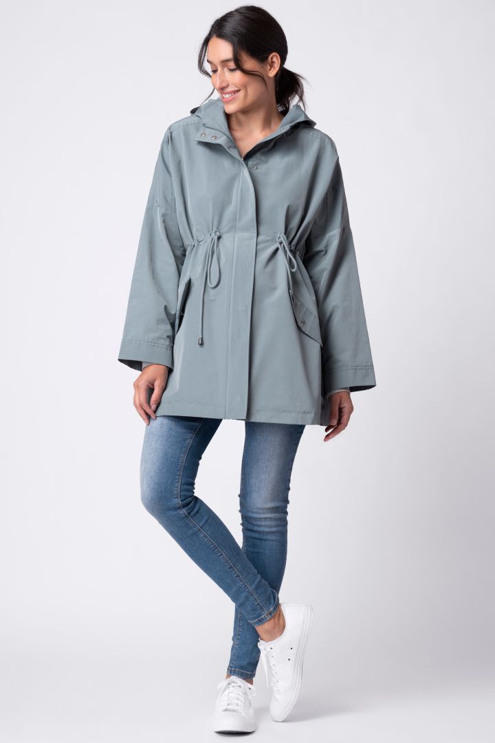 Regen Umstands- und Tragejacke salbei