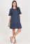Vorschau: Umstands- und Still-Tunikakleid mit Polka Dots navy