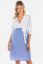 Vorschau: Umstands- und Stillkleid in Wickeloptik mit Herz Print hellblau