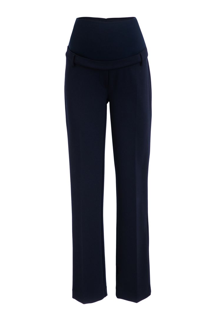 Straight Leg Business Maternity Pants navy