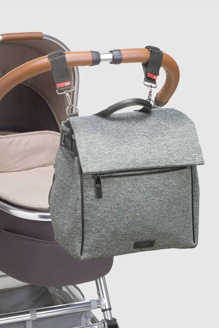 Storksak St. James 3 in 1 Scuba Diaper Bag gray mottled