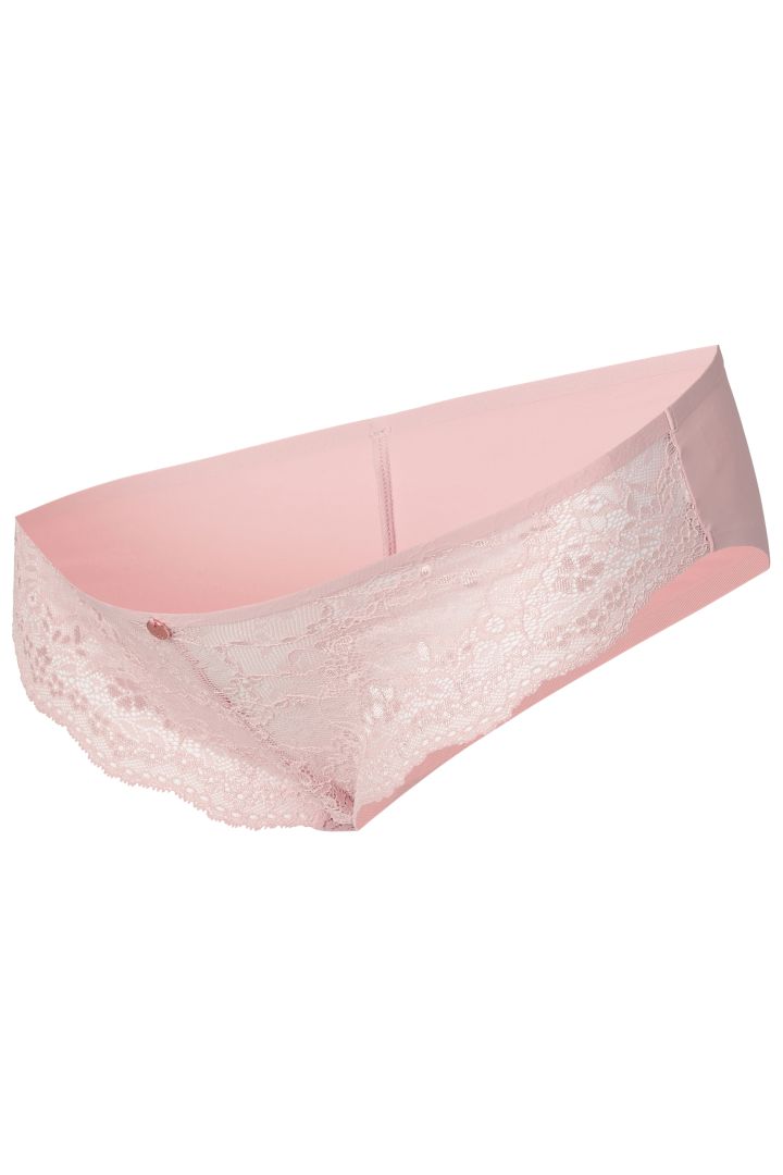 Umstandsslip aus Spitze mauve