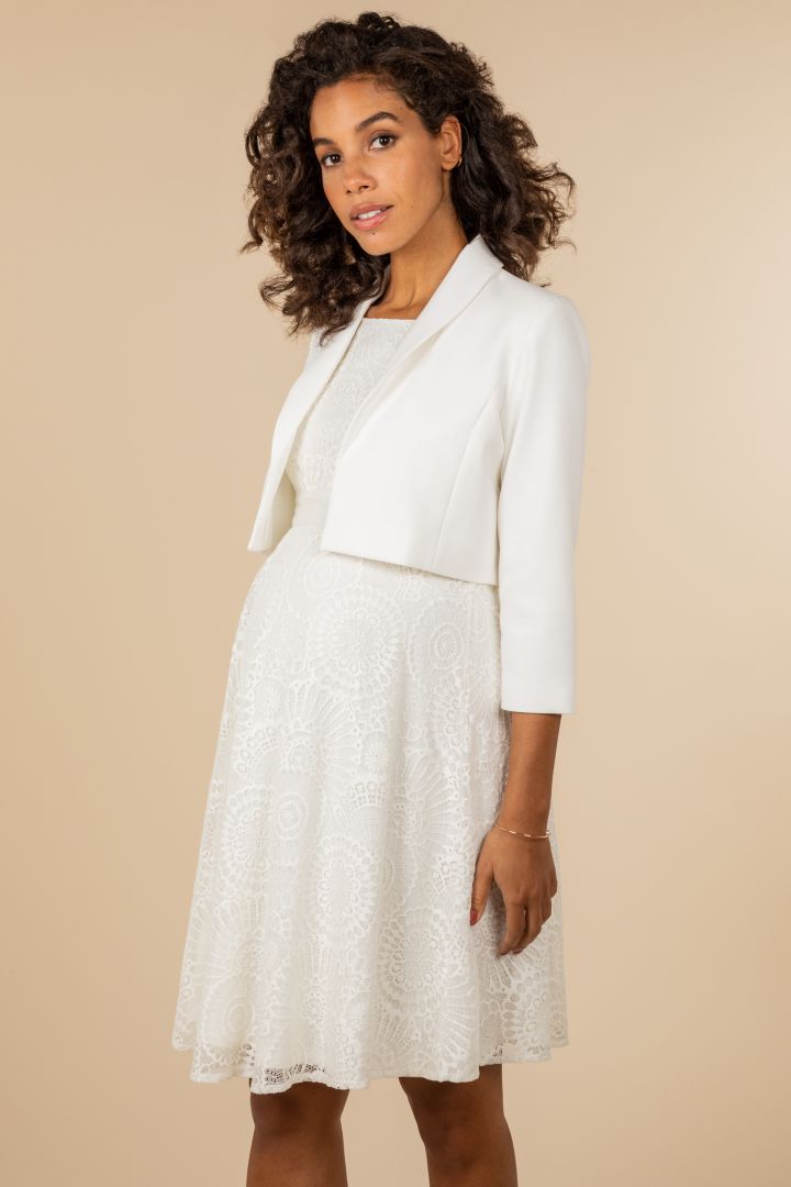 Braut Bolero mit Schalkragen