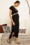 Preview: Maxi Maternity and Nursing Dress with Ethno Ribbon black