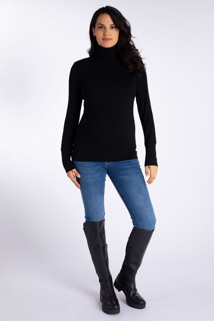 Organic Skinny Umstandsjeans Medium Wash