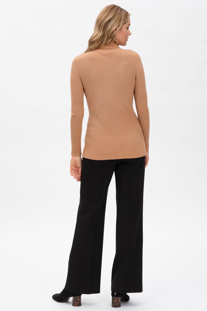 Wide Leg Maternity Trousers black