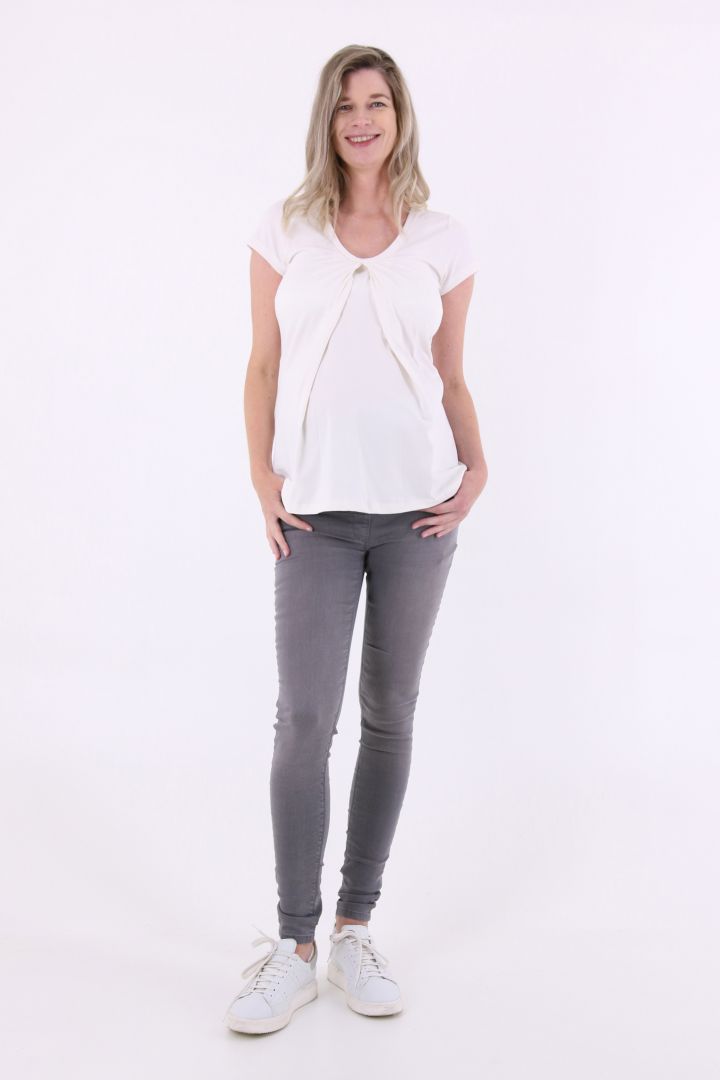 Umstandsjeans Skinny grau