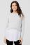 Preview: Two-Layer Maternity and Nursing Jumper with Stripes