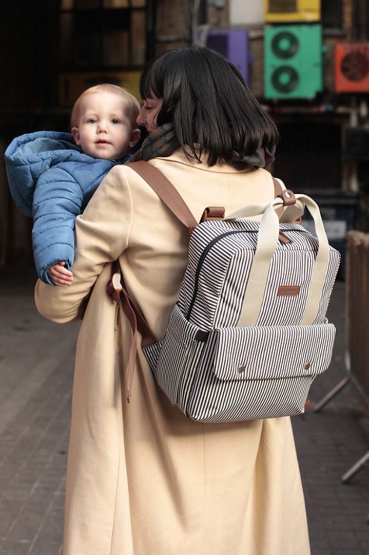 Eco Wickelrucksack aus recyceltem Plastik mint