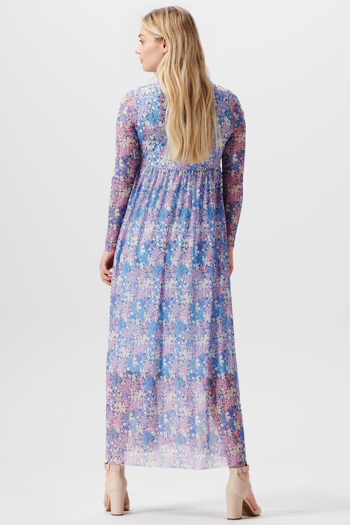 Maxi Umstandskleid mit Blumenprint