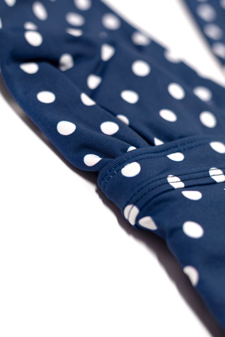 Umstandstankini Dots blau