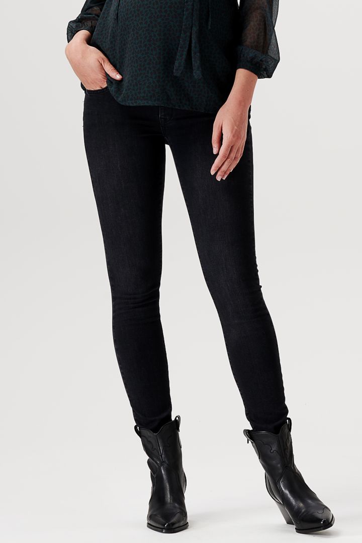Skinny Umstandsjeans dunkelgrau