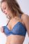 Vorschau: Plunge Schwangerschafts- und Still BH mit Spitzenrücken blau