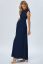 Vorschau: Maxi Umstandskleid mit Rückenausschnitt navy