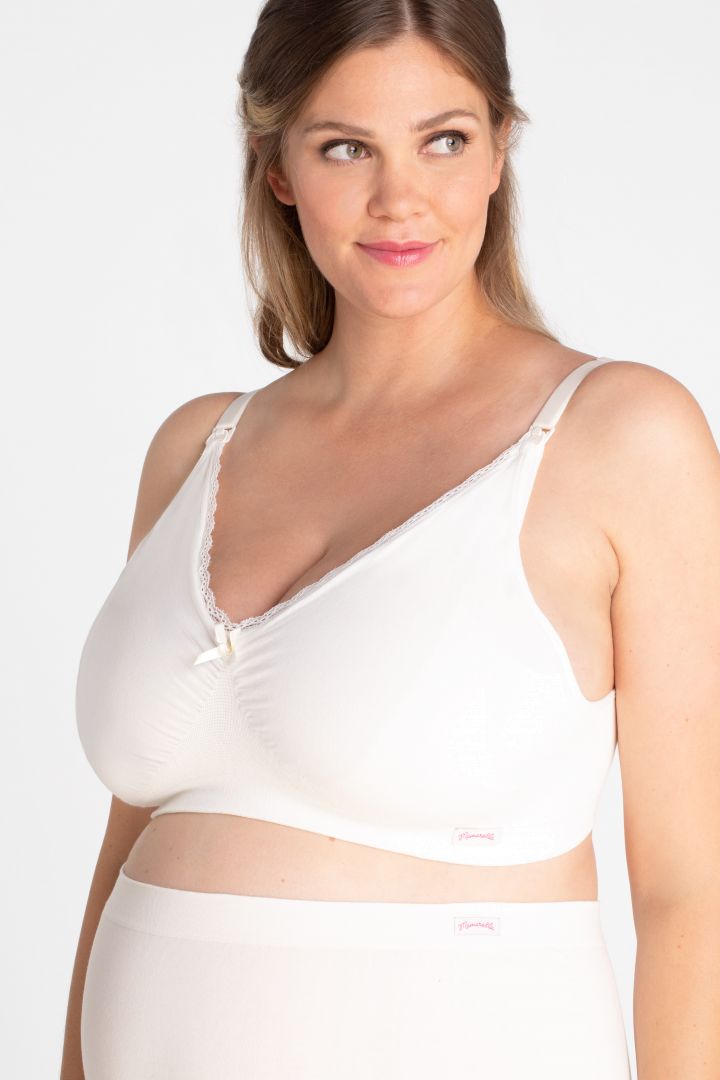 Organic Schwangerschafts- und Still BH Seamless off-white