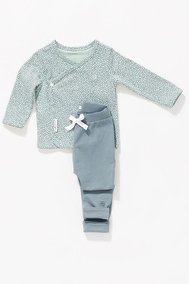 Organic Baby Trousers dark green
