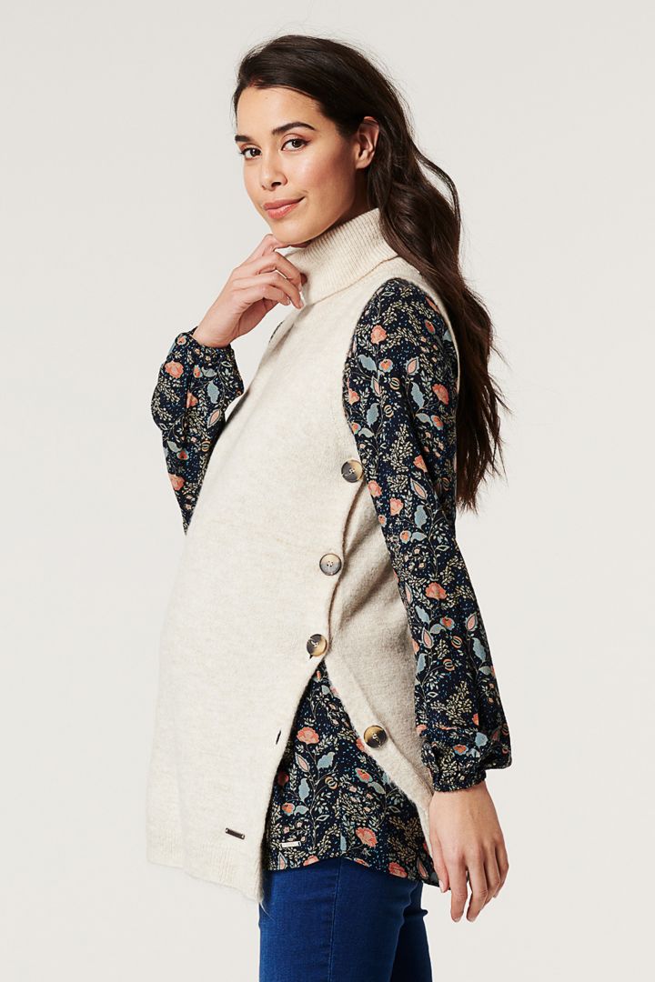 Eco Umstands- und Still-Pullunder mit Rollkragen