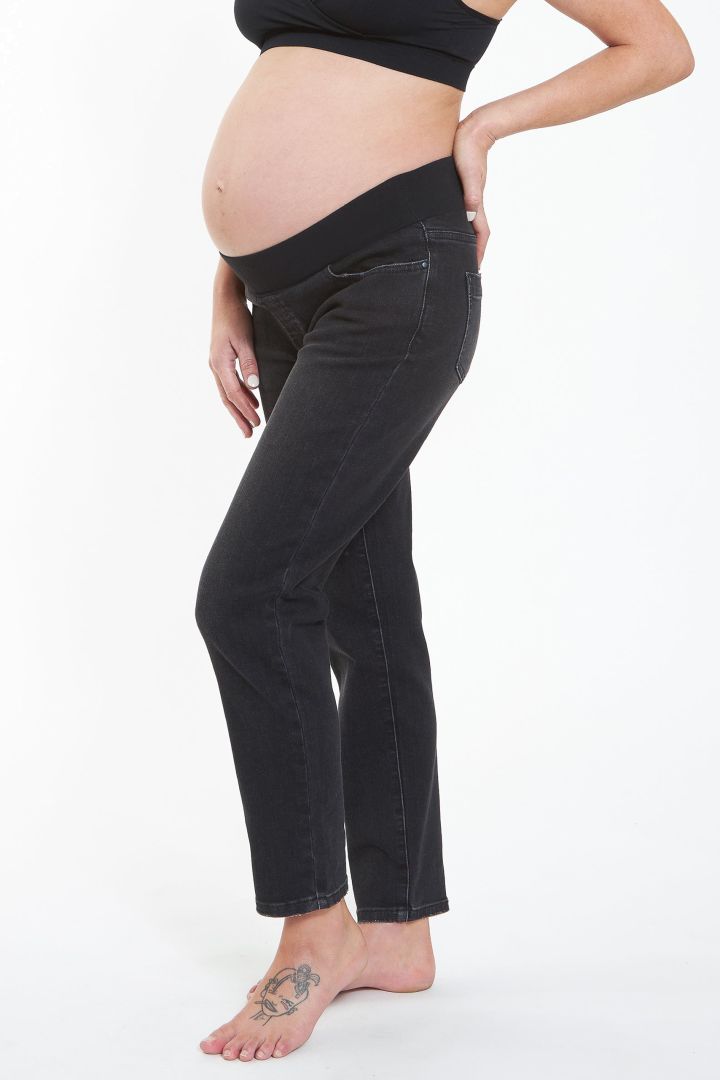 Girlfriend Umstandsjeans schwarz